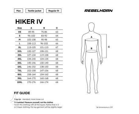 Rebelhorn Hiker 4 moto striukė, туринг