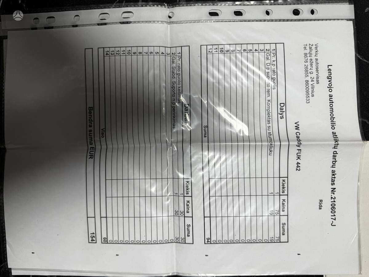 Volkswagen Caddy, 2.0 l., pick-up 7