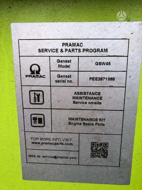Pramac GSW 45, electric generators