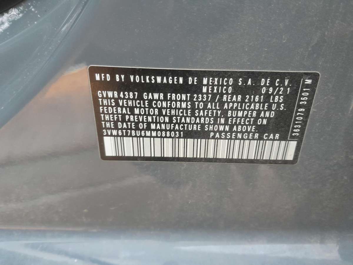 Volkswagen Jetta dalimis