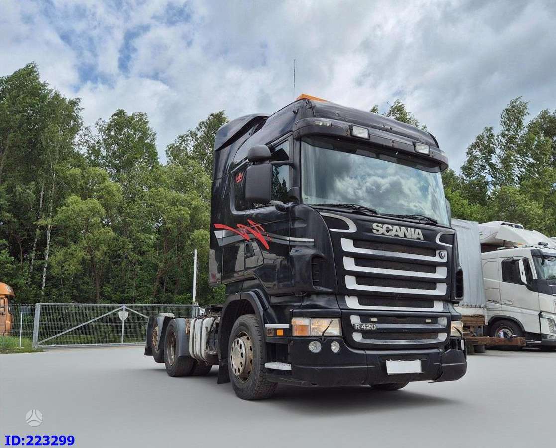 Scania R420 6x2 MANUAL, double sleeper