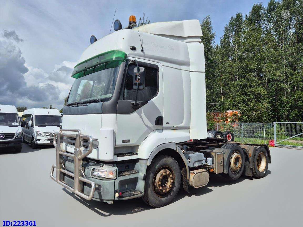 Renault Premium 420 6x2 Manual, single sleeper