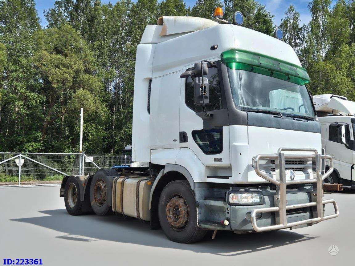 Renault Premium 420 6x2 Manual, single sleeper