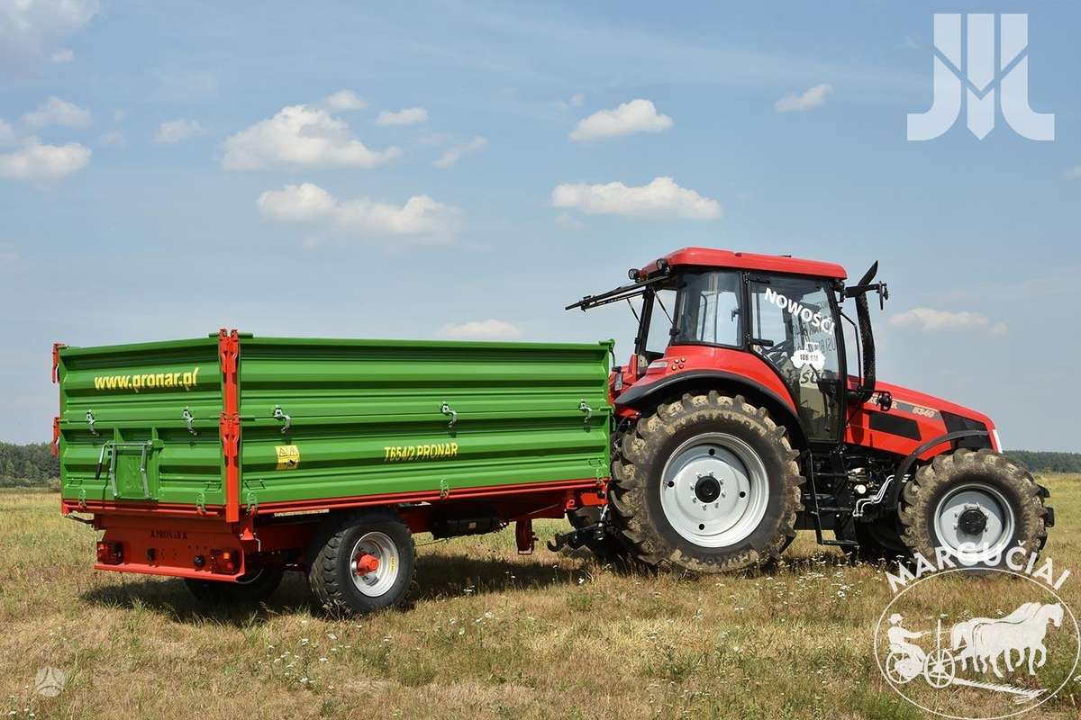 Pronar Puspriekabė 4910 kg, trailers, semitrailers