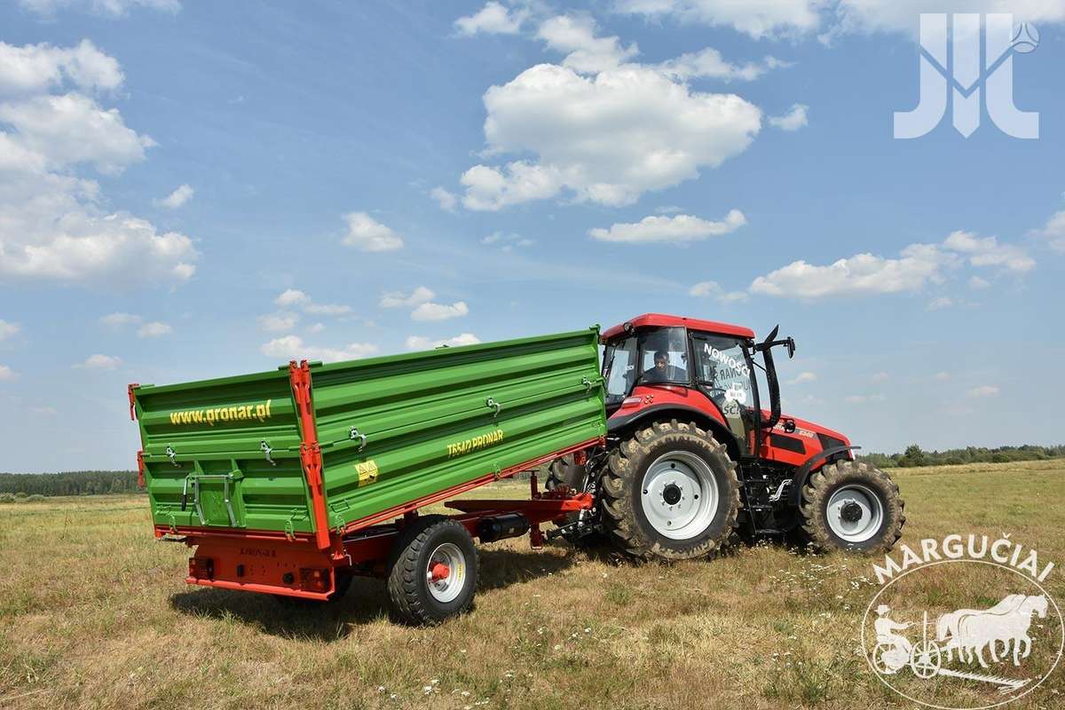 Pronar Puspriekabė 4910 kg, trailers, semitrailers