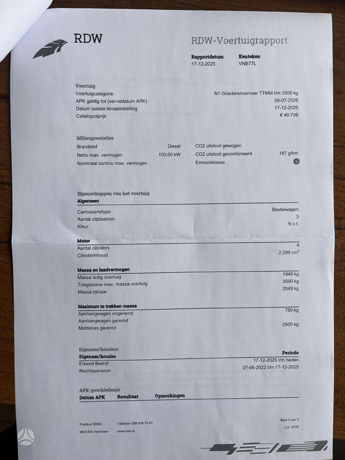 Opel Movano, 2.3 l., cargo van 28