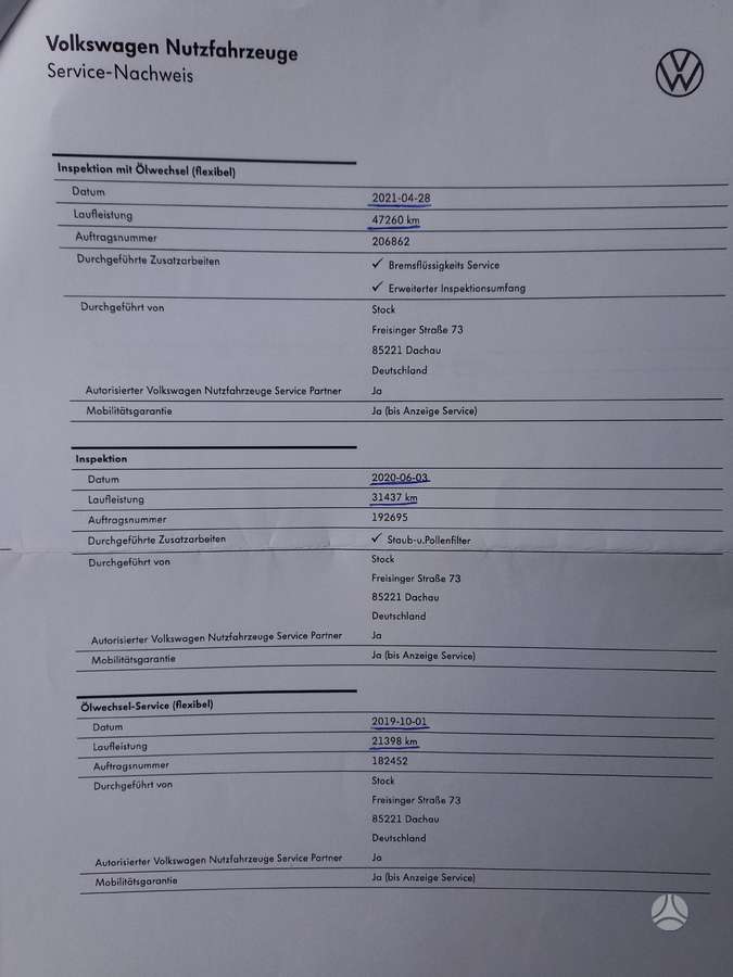 Volkswagen Transporter, 2.0 l., cargo van 21