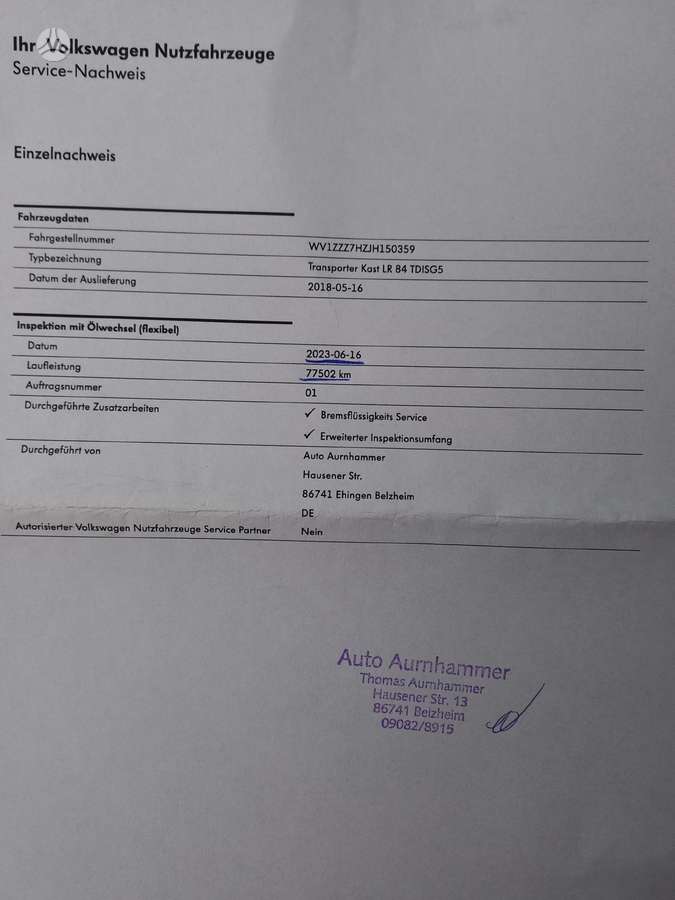 Volkswagen Transporter, 2.0 l., cargo van 23