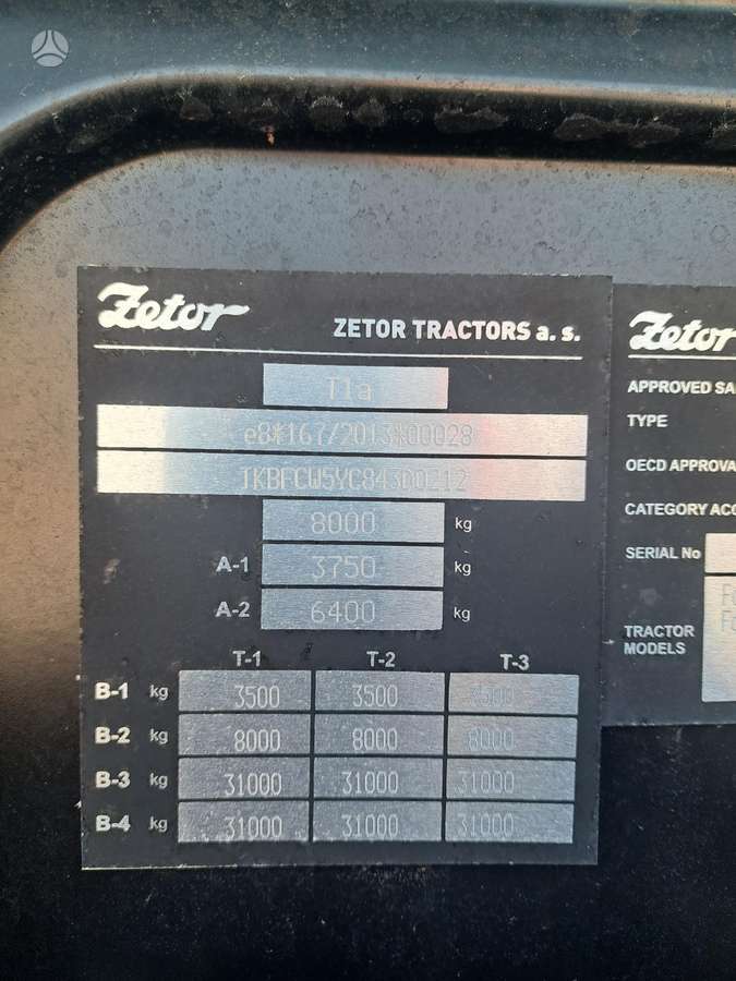Zetor Forterra 140 CL, tractors