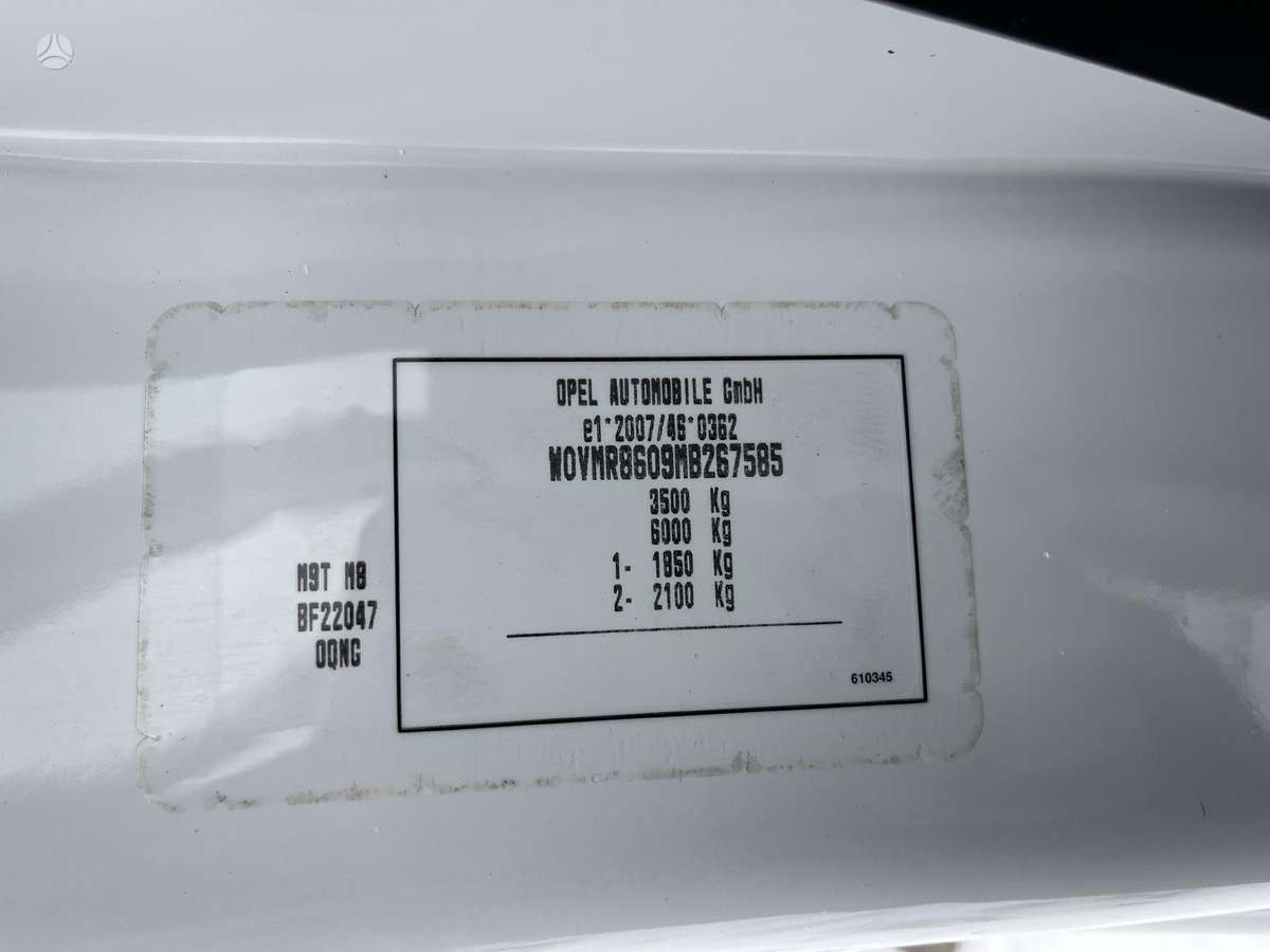 Opel Movano, 2.3 l., cargo van 26