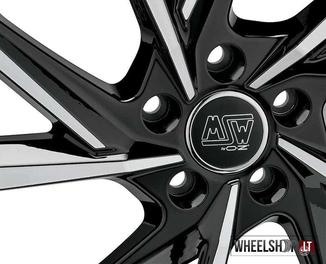 MSW 80-5 Gloss Black Full Polished, light alloy, R18