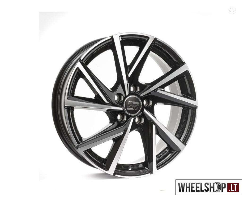 MSW 80-5 Gloss Black Full Polished, light alloy, R18