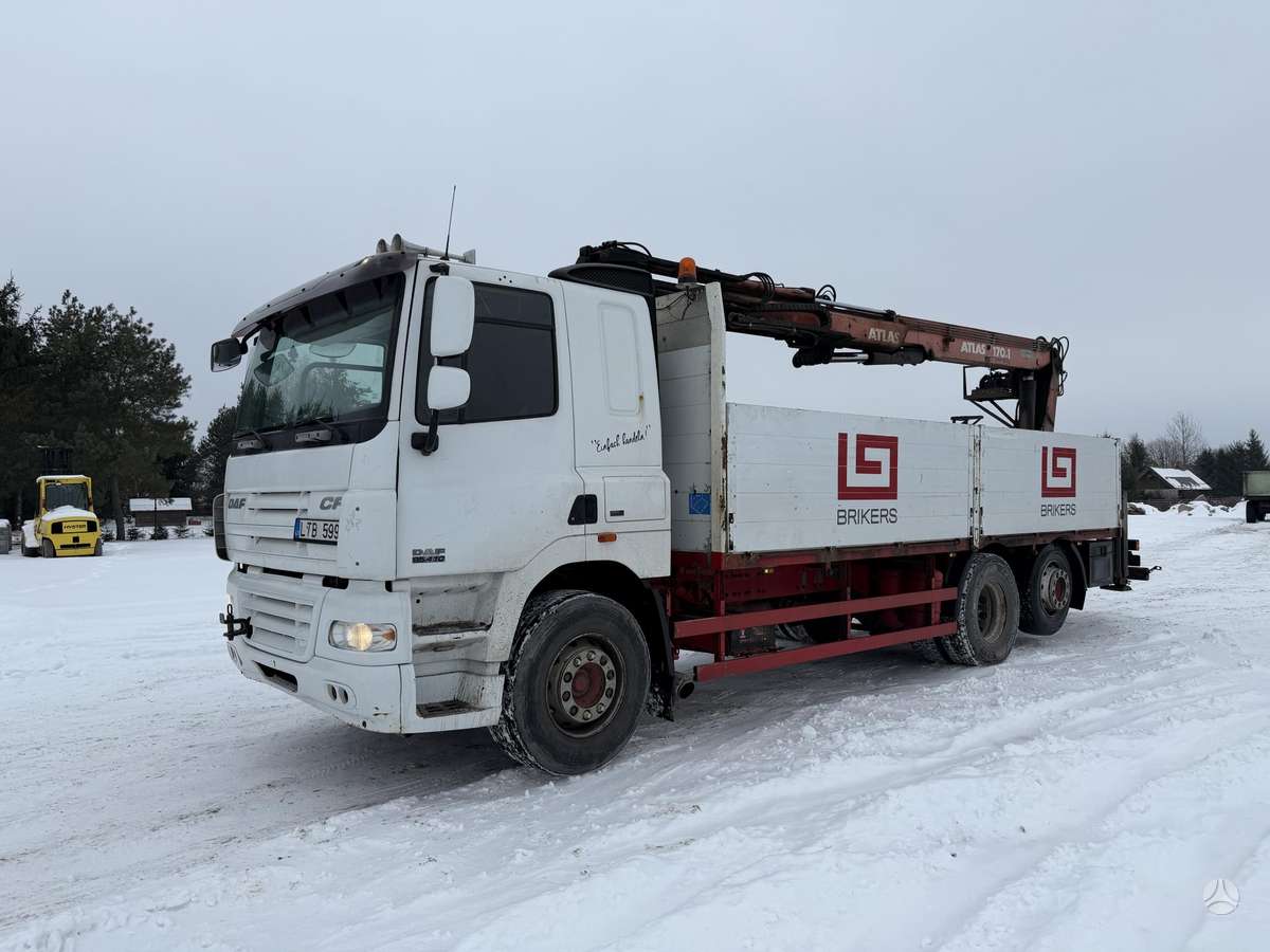 DAF 85.410, с краном