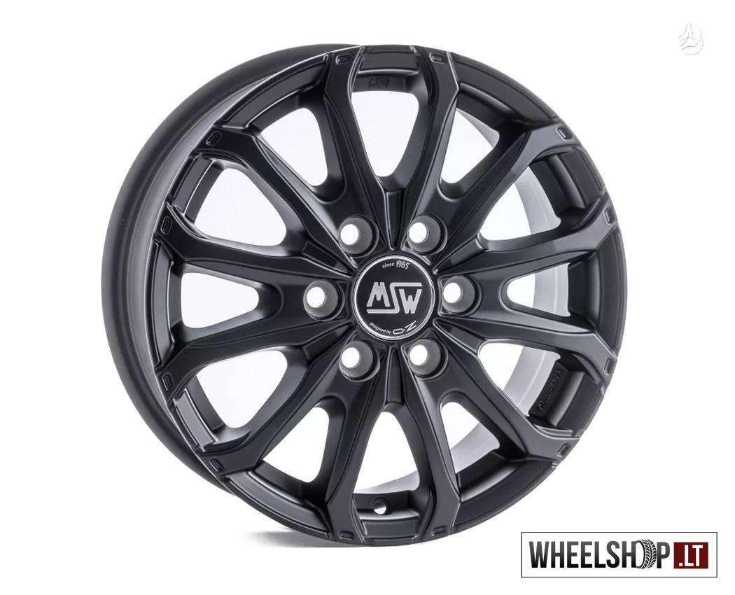 MSW 48 VAN Matt Black, light alloy, R16