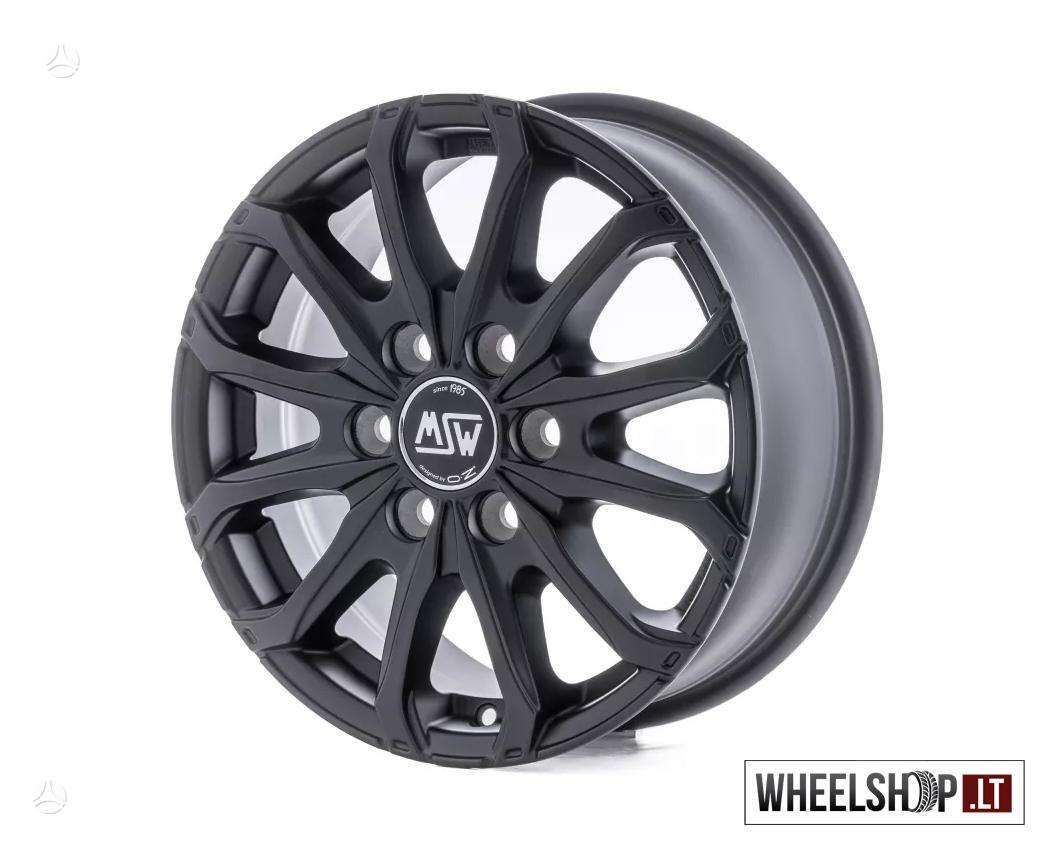 MSW 48 VAN Matt Black, light alloy, R16