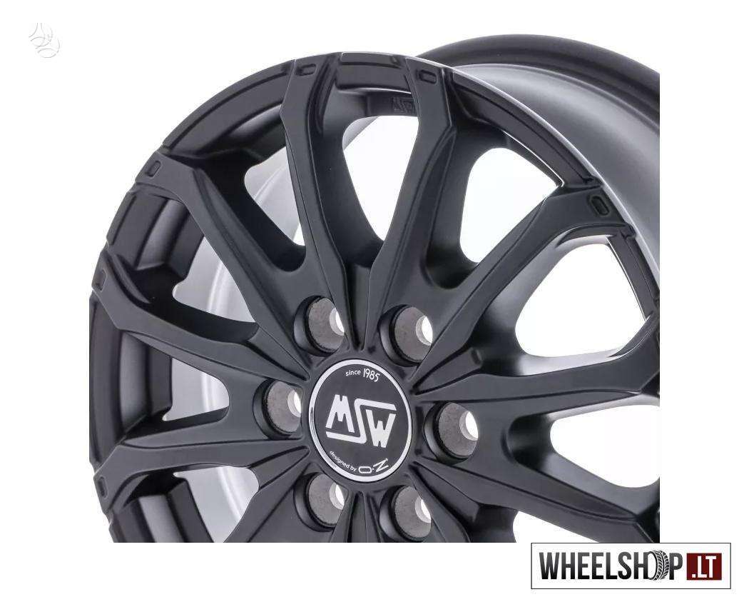 MSW 48 VAN Matt Black, легкосплавные , R16