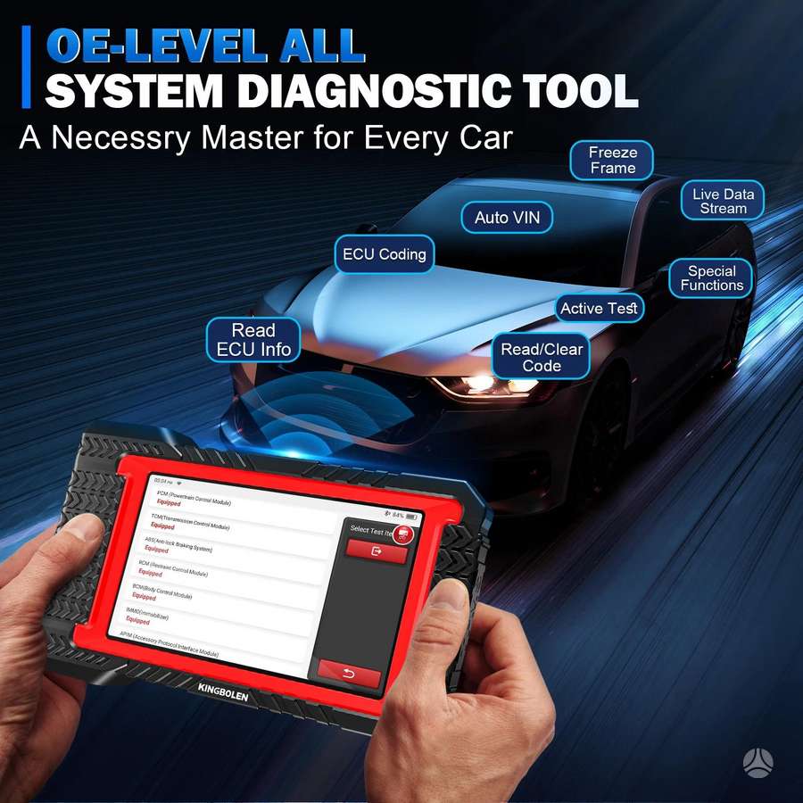 Kingbolen K7 profesionali diagnostika