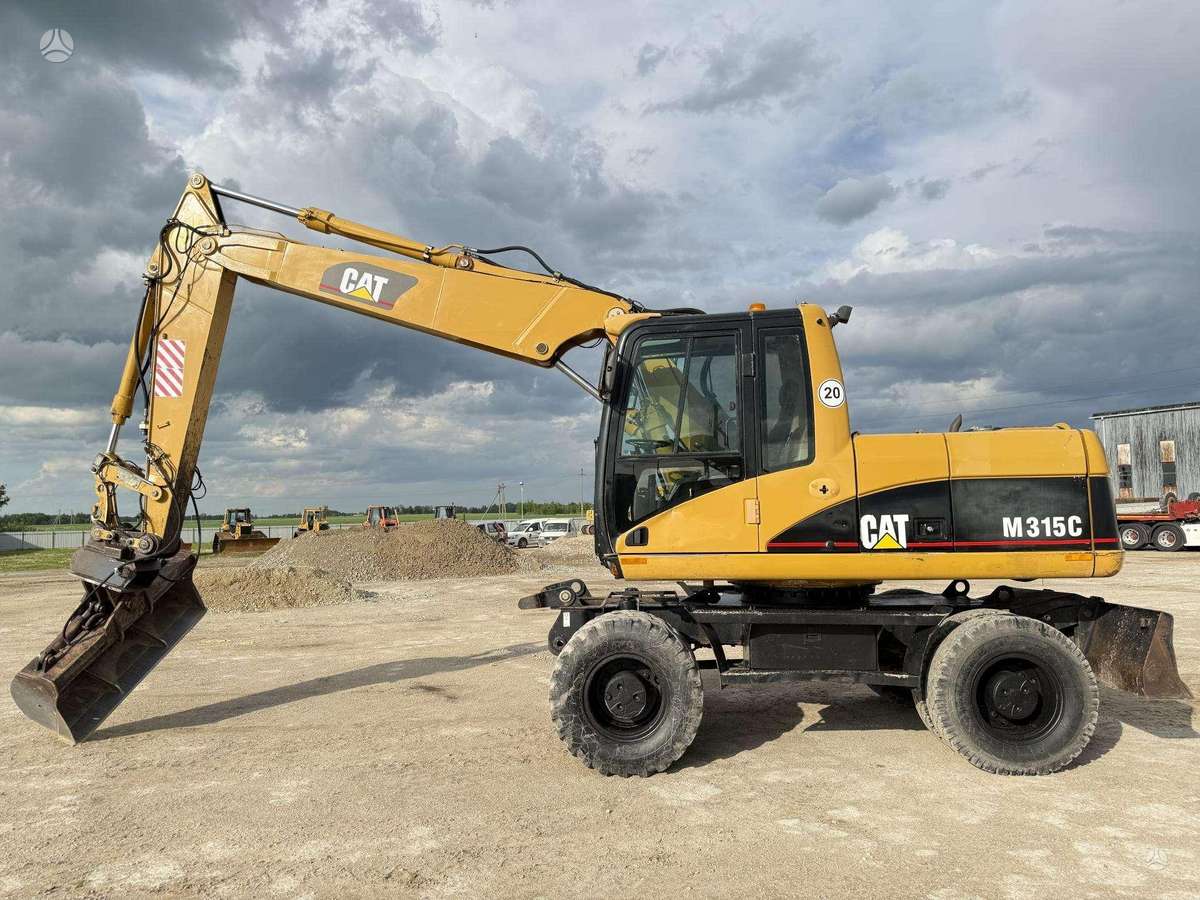 Caterpillar M315C, ekskavatoriai