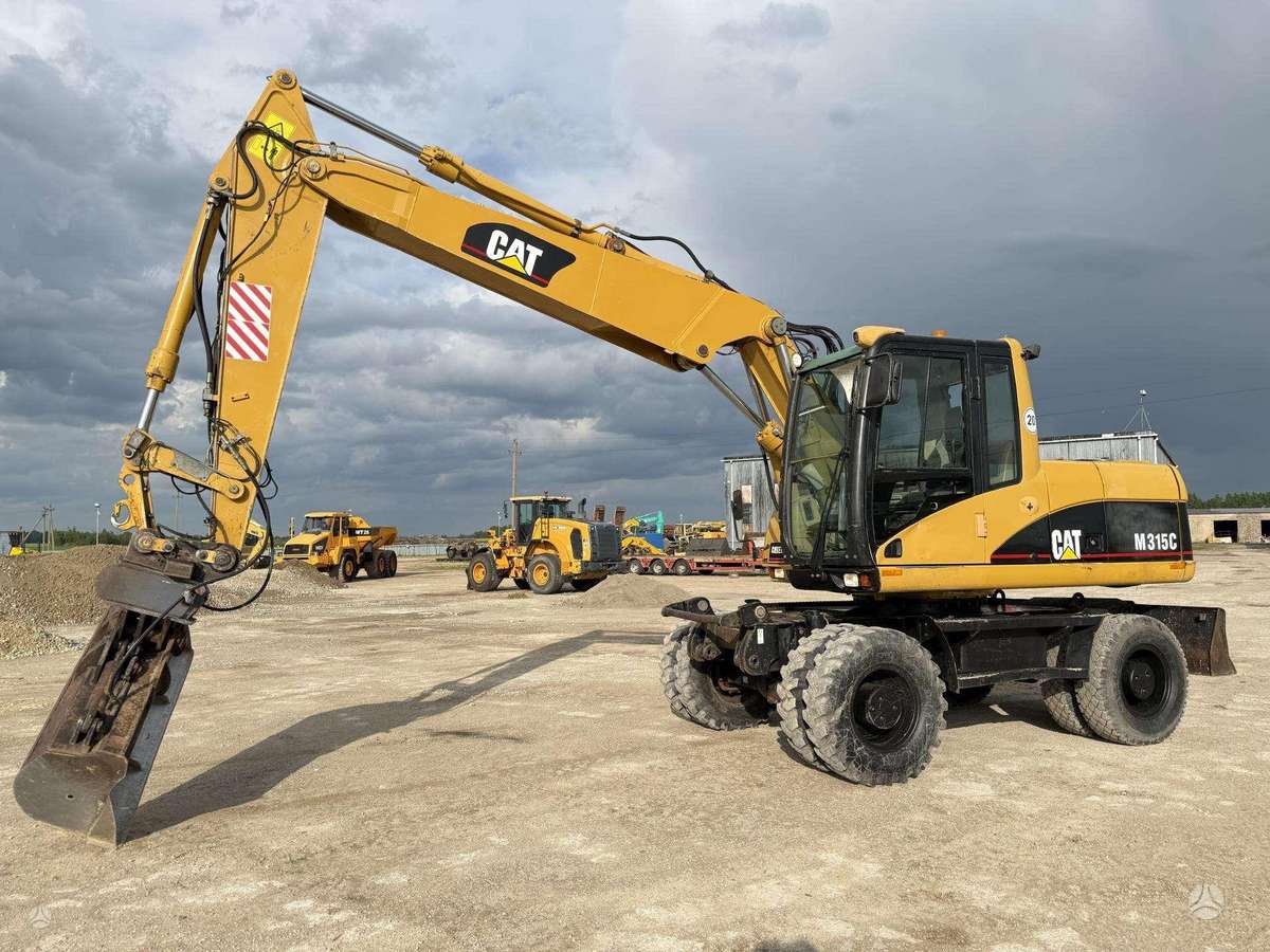 Caterpillar M315C, ekskavatoriai