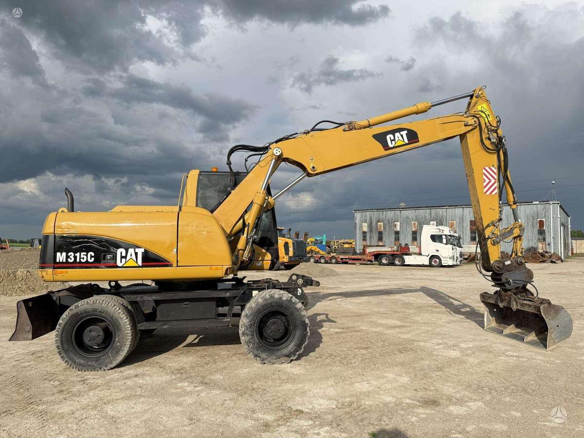 Caterpillar M315C, ekskavatoriai