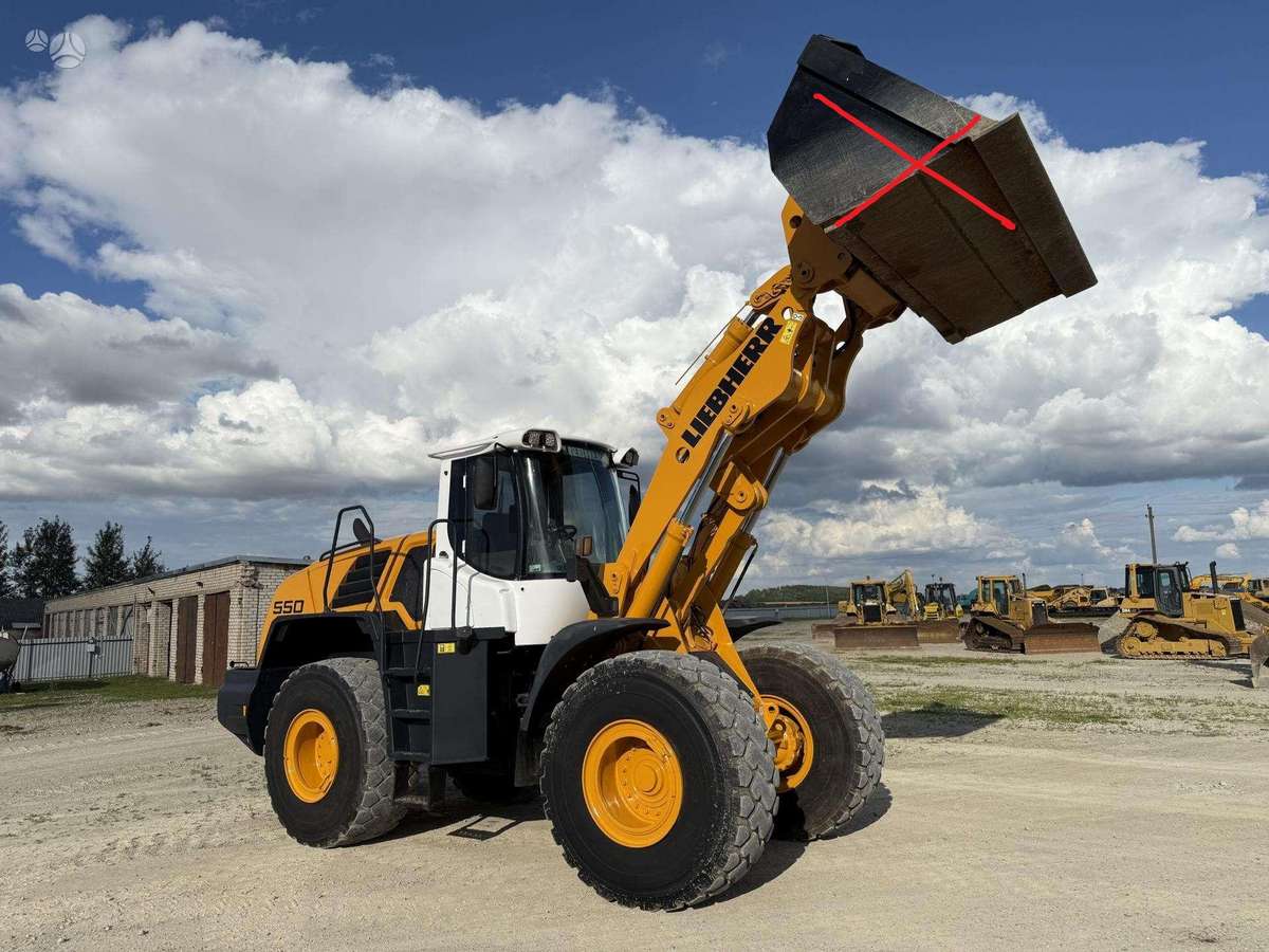 Liebherr L 550 , quick coupler, frontaliniai krautuvai