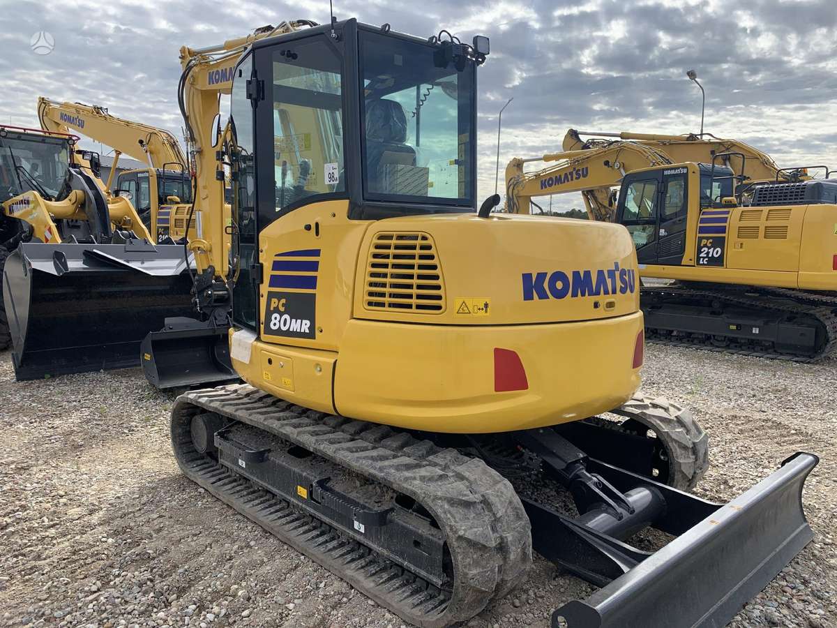 Komatsu PC80MR-5, мини-экскаваторы