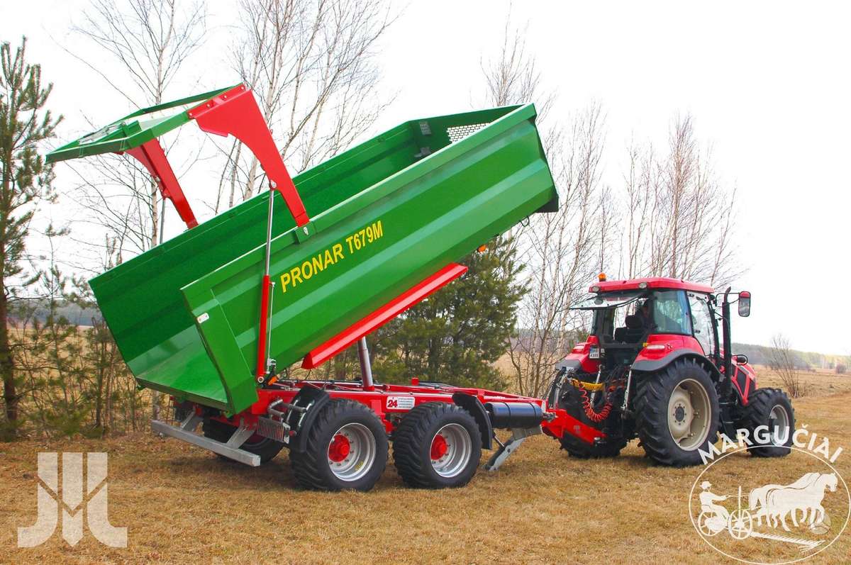 Pronar Puspriekabė 11800 kg, trailers, semitrailers