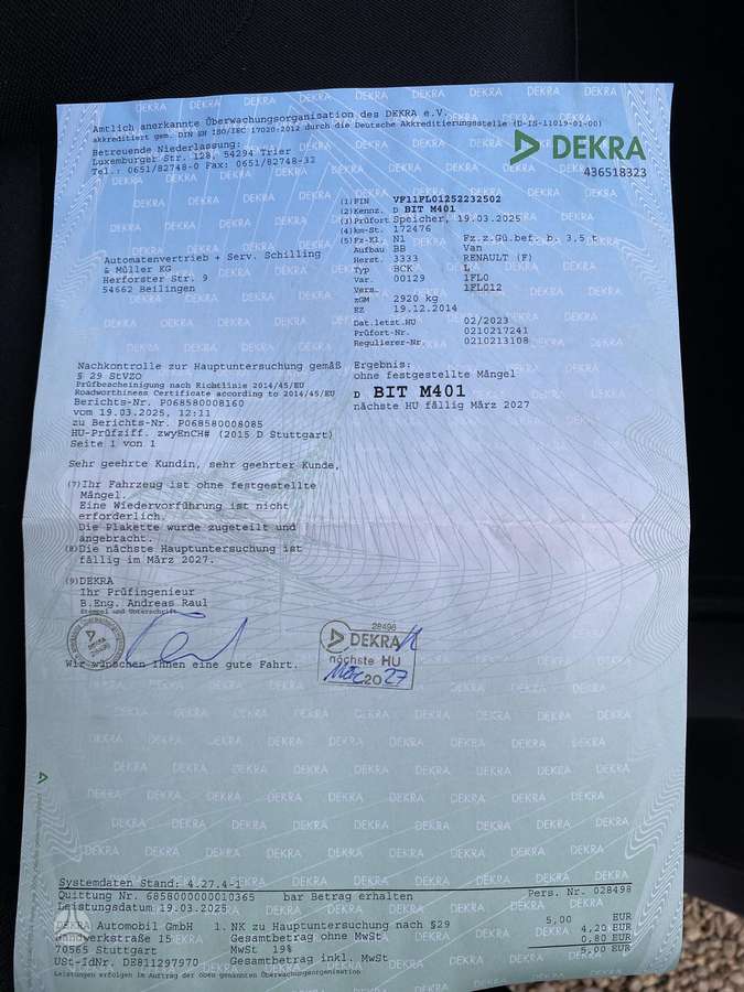 Renault Trafic, 1.6 l., cargo van 13