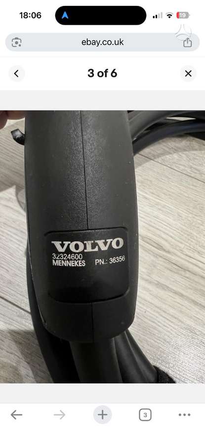 Volvo XC40 elektros sistemos dalys