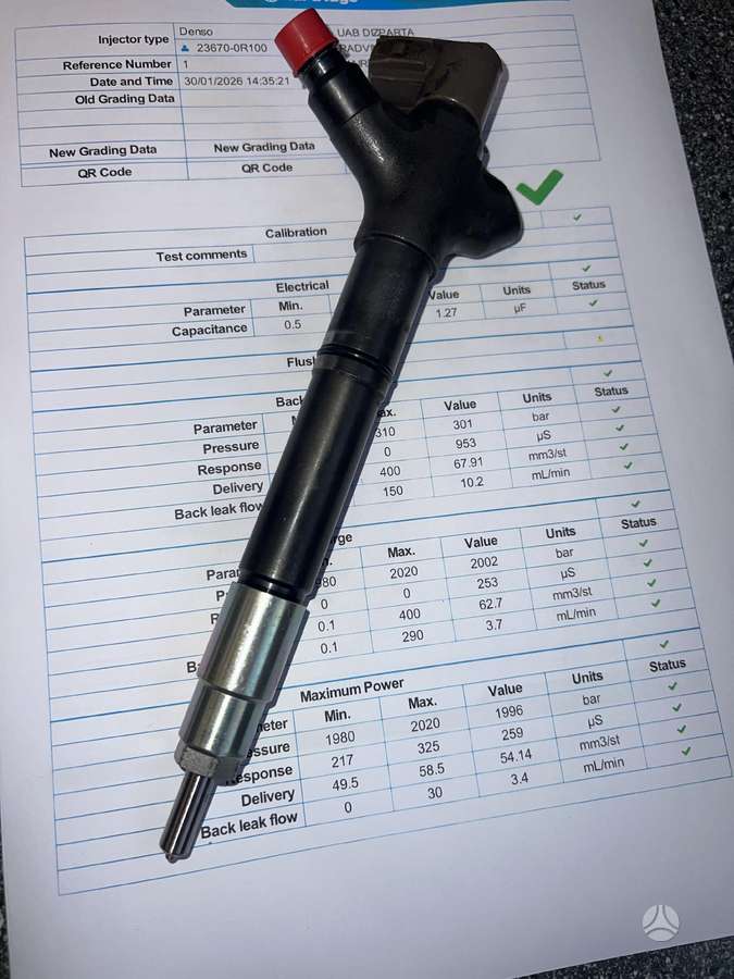 Toyota Avensis, 23670-0R100, injection system
