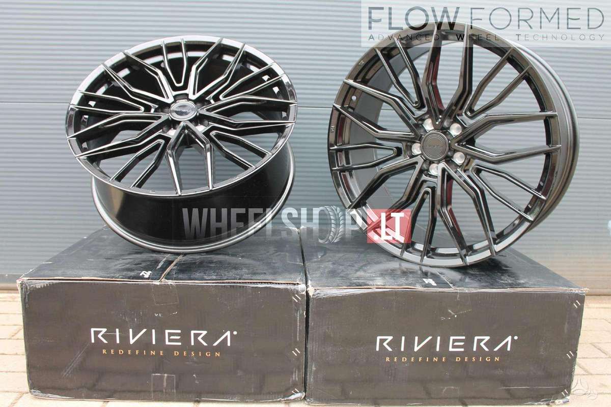 RIVIERA RF9 Gloss Black Flow Formed, легкосплавные , R22