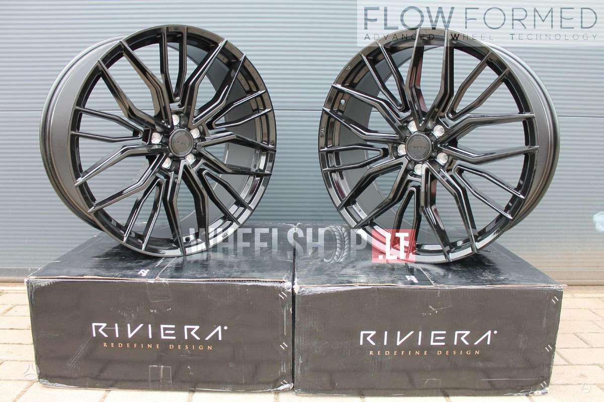 RIVIERA RF9 Gloss Black Flow Formed, легкосплавные , R22