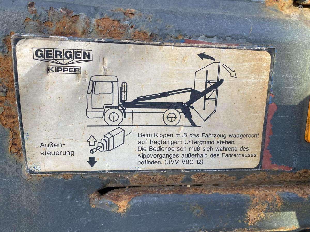 MAN Hook-LIFT SYSTEM, kravas automašīnas