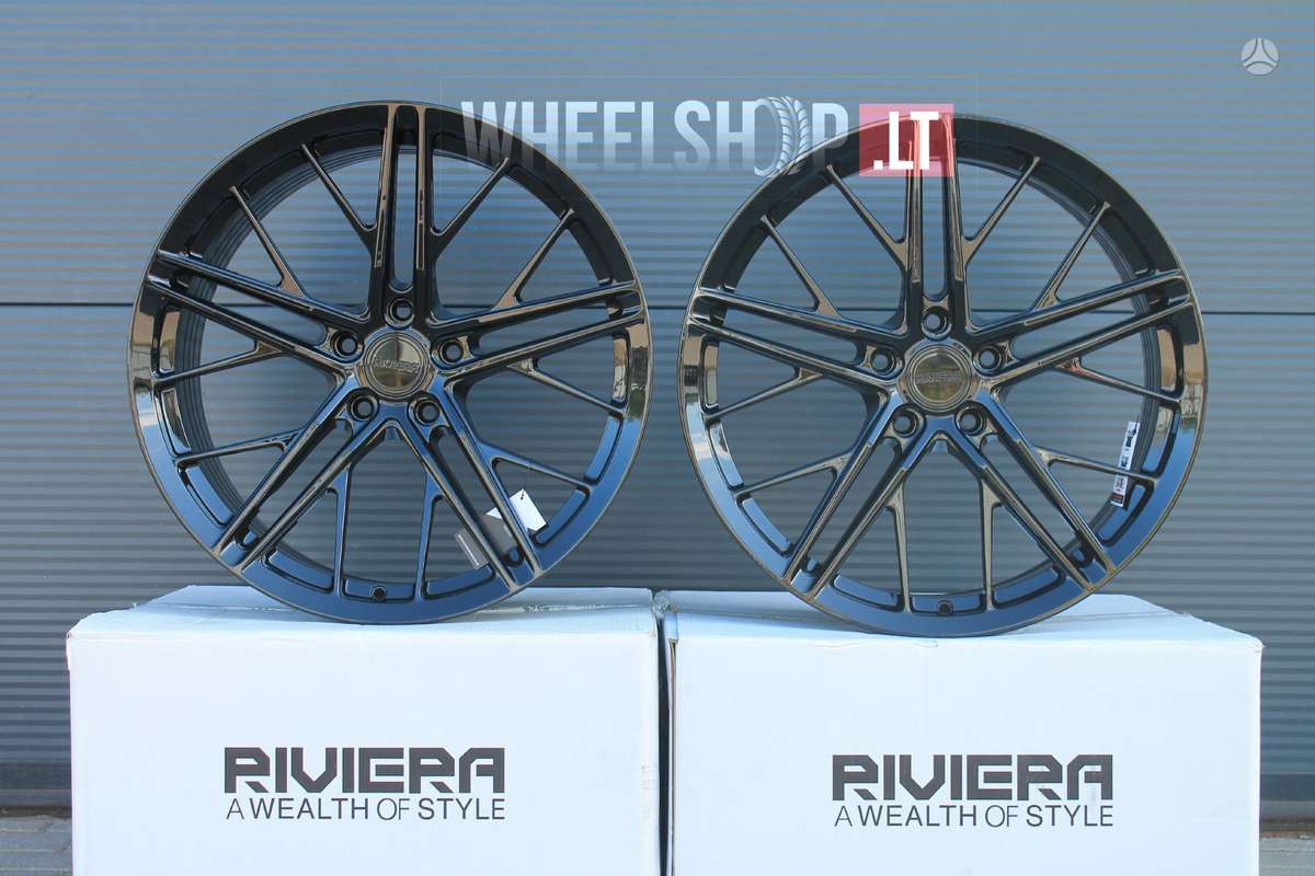 RIVIERA RF4 Gloss Black Flow Formed, легкосплавные , R20
