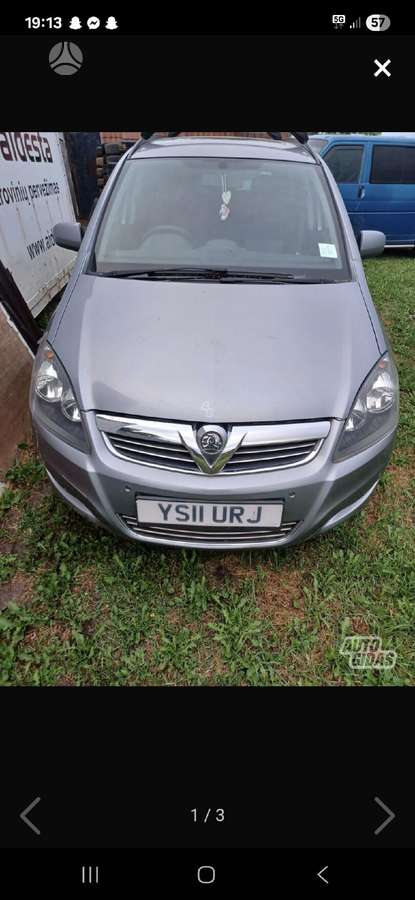 Opel Zafira Neviena ardyta