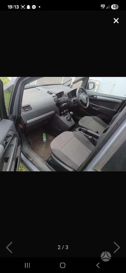 Opel Zafira Neviena ardyta