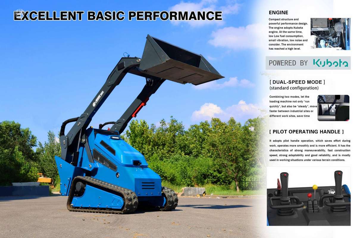 Rippa RS06-3 PRO (Kubota), mini loaders