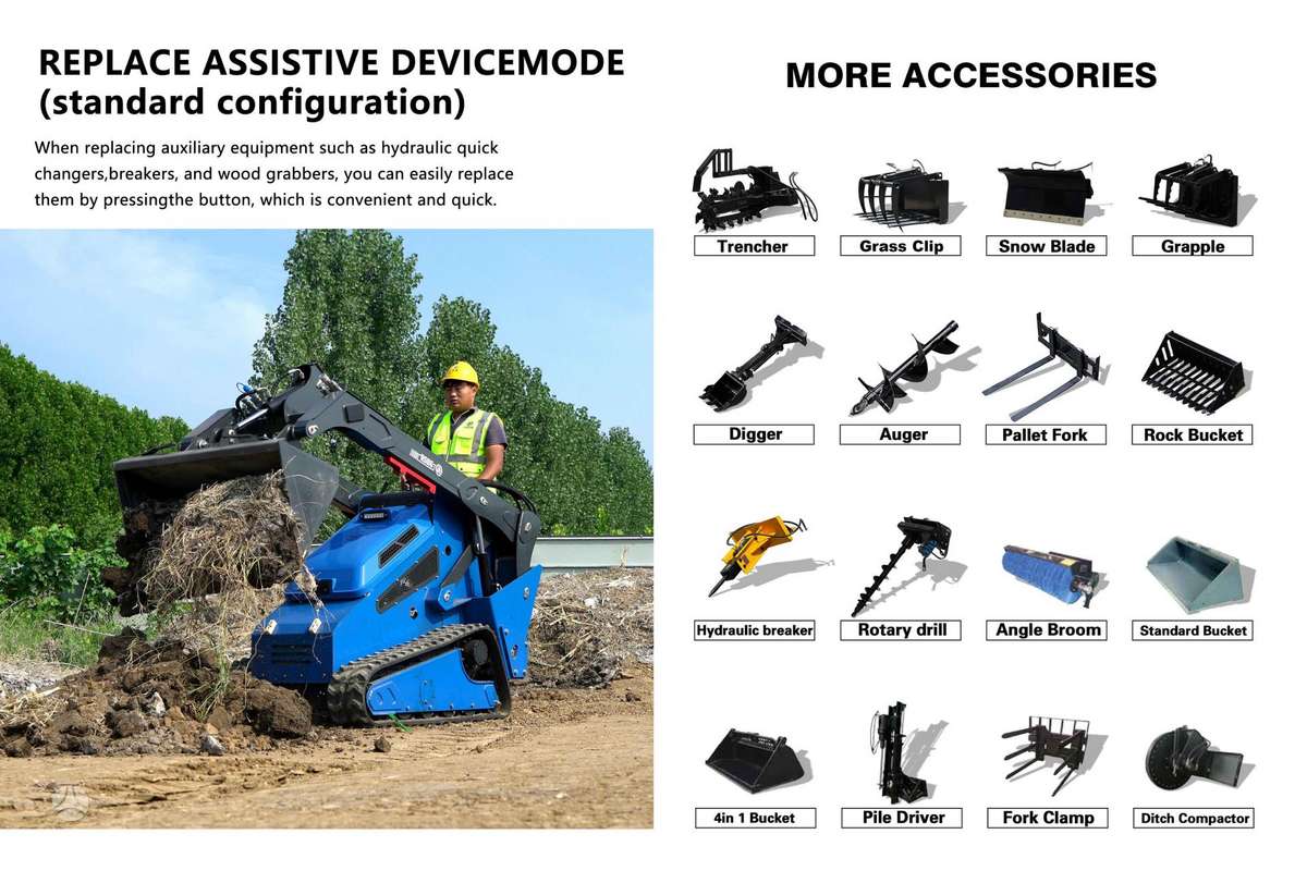 Rippa RS06-3 PRO (Kubota), mini loaders