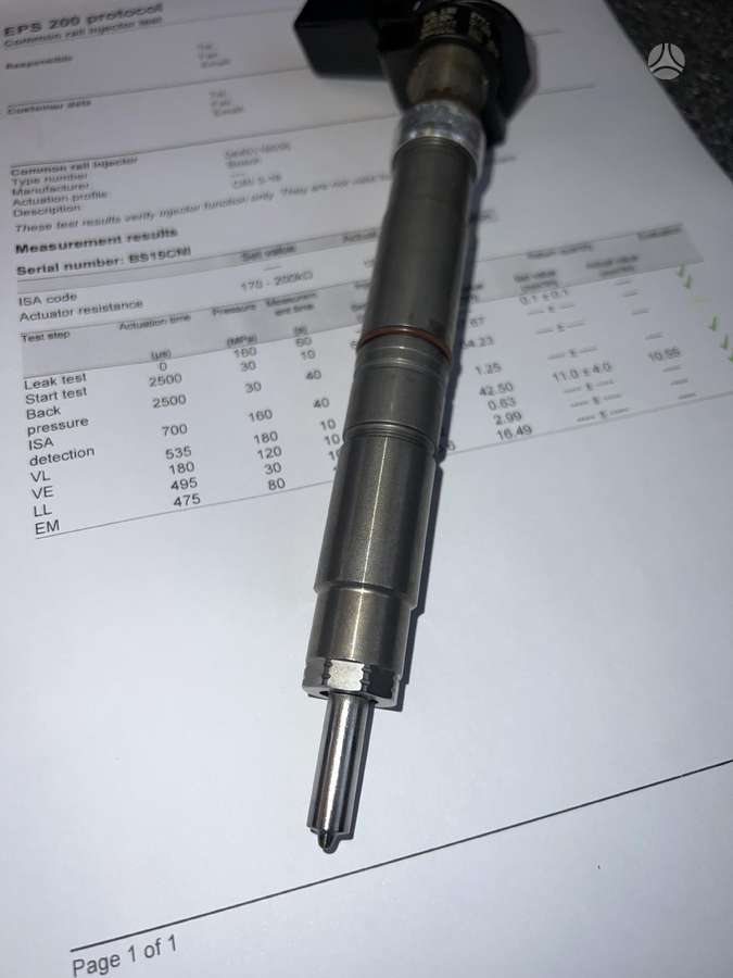 Volkswagen Transporter, 0445116035, injection system
