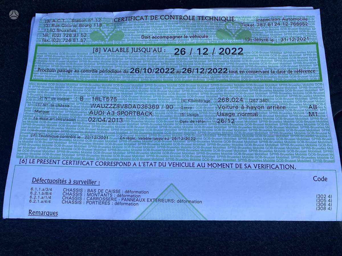 Audi A3, 1.6 l., hatchback