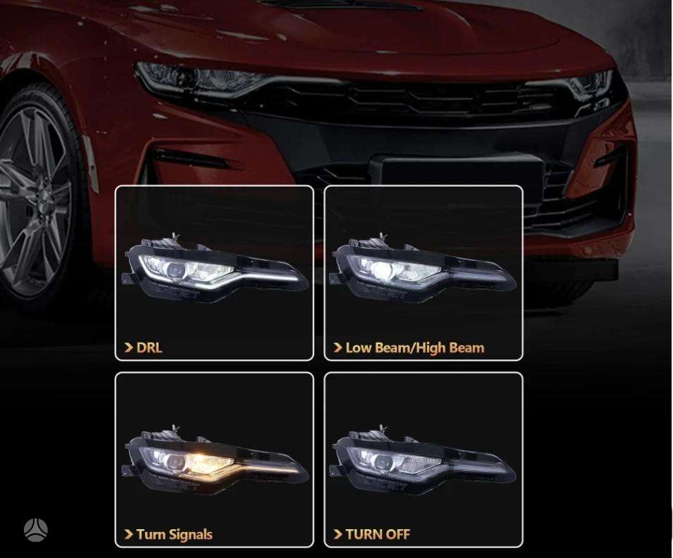 Chevrolet Camaro žibintai