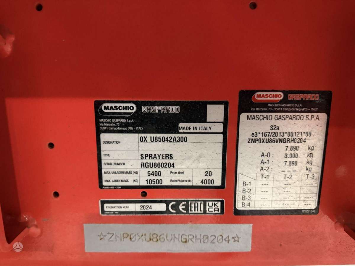 Maschio Campo 44 Isotronic, sprayers