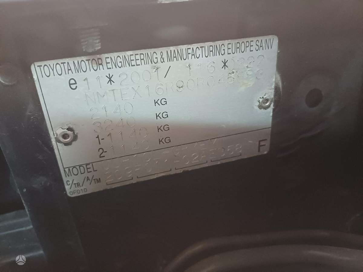 Toyota Corolla Verso детали кузова