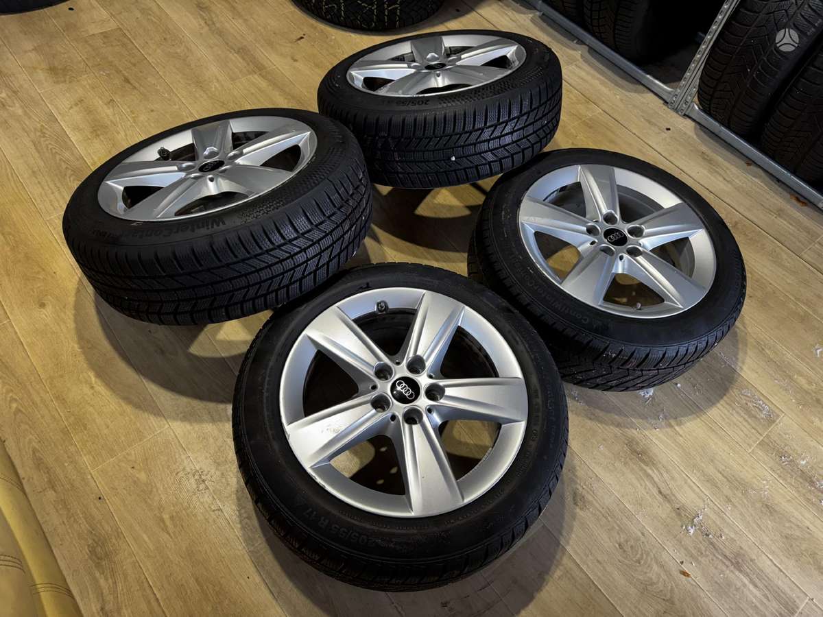Audi A3 su žiem. padangomis, легкосплавные , R17