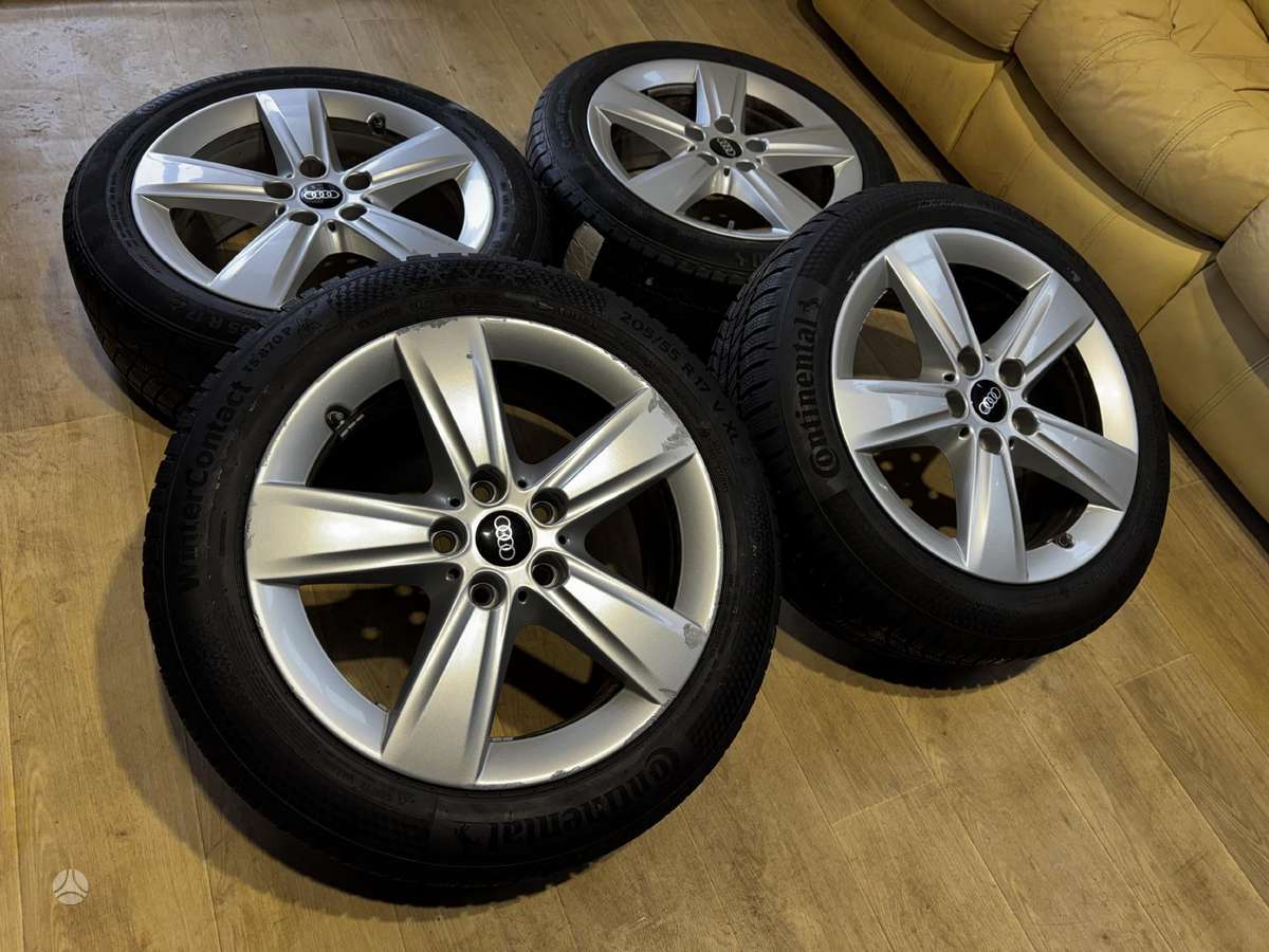 Audi A3 su žiem. padangomis, легкосплавные , R17