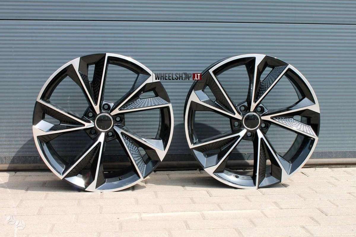Audi EU-B1566 Black Polished, light alloy, R18