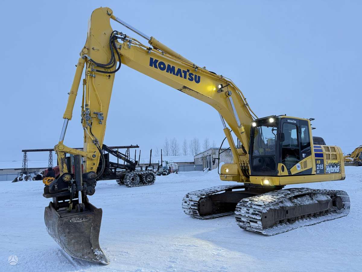Komatsu HB 215 LC-2, ekskavatoriai