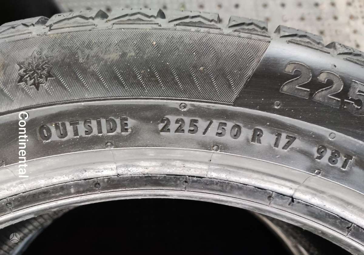 Bridgestone Dunlop CONTINENTAL, всесезонные 225/50 R17