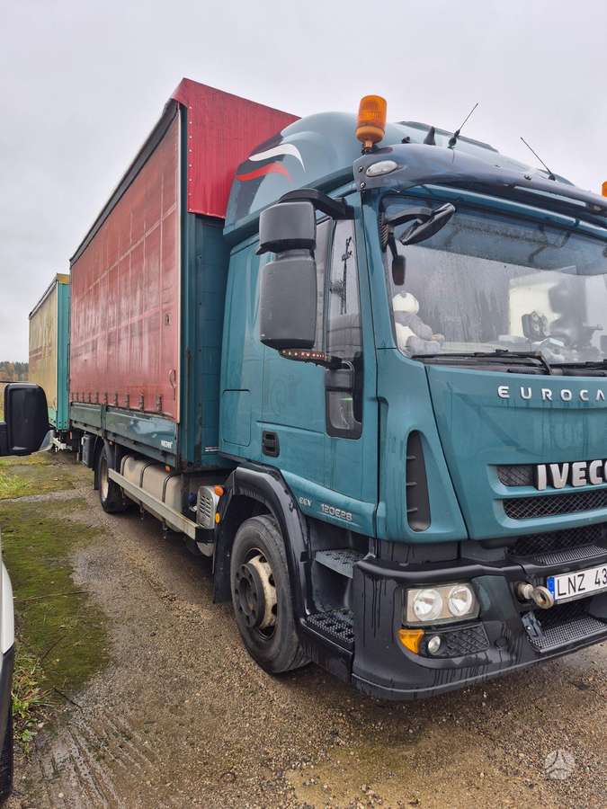 Iveco Eurocargo 12E280, dropside with curtains