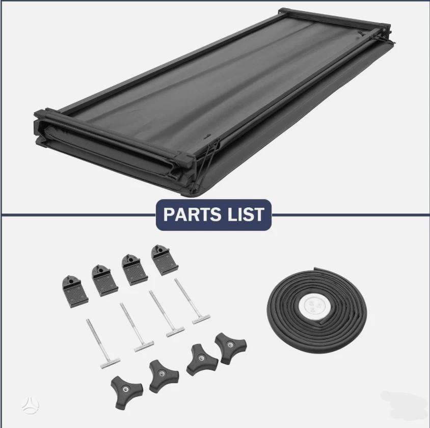 Ford F-150 hood (front, rear)